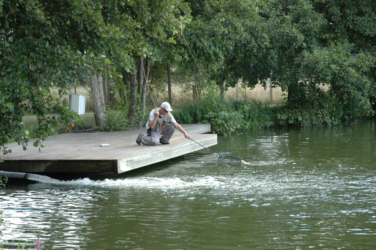 Lake trout fishing in Normandy